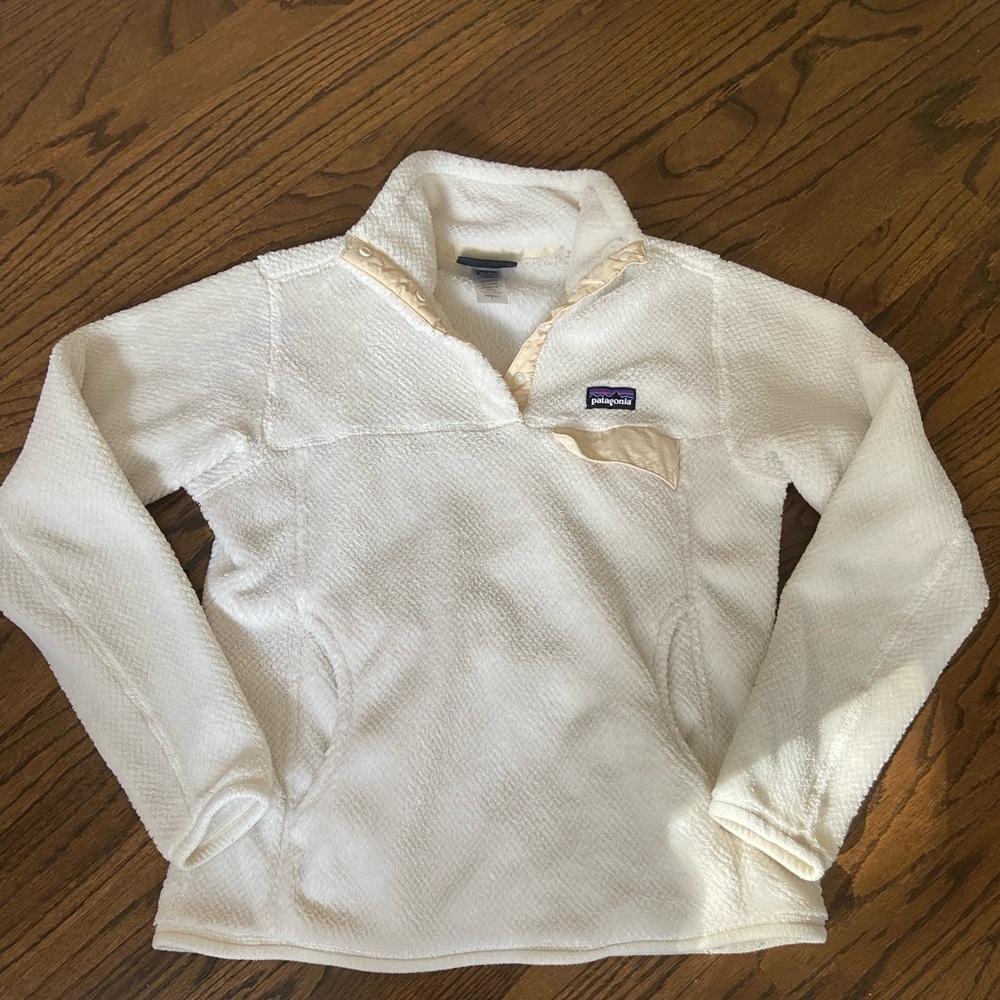 Patagonia re-tool half snap pullover cream small